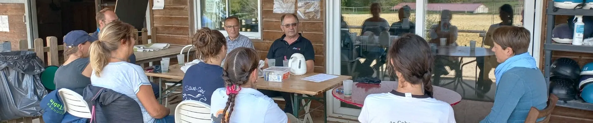 Moniteurs et animateurs d'équitation en formation