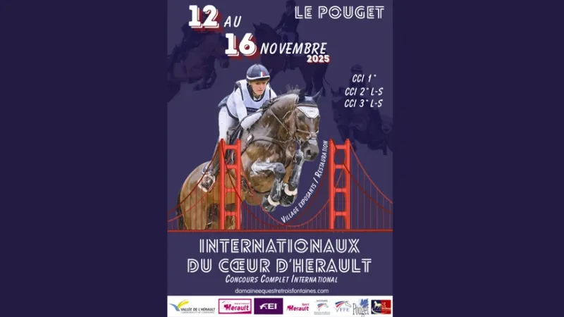 Affiche du CCI International du cœur d'Hérault 2025