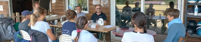 Moniteurs et animateurs d'équitation en formation