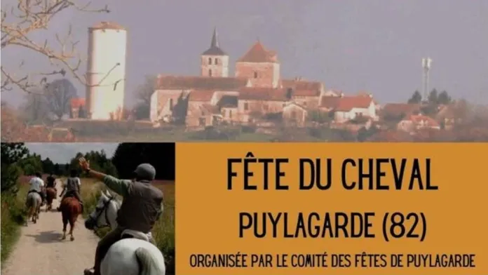 Affiche du Rallye équestre 2025 à Puylagarde