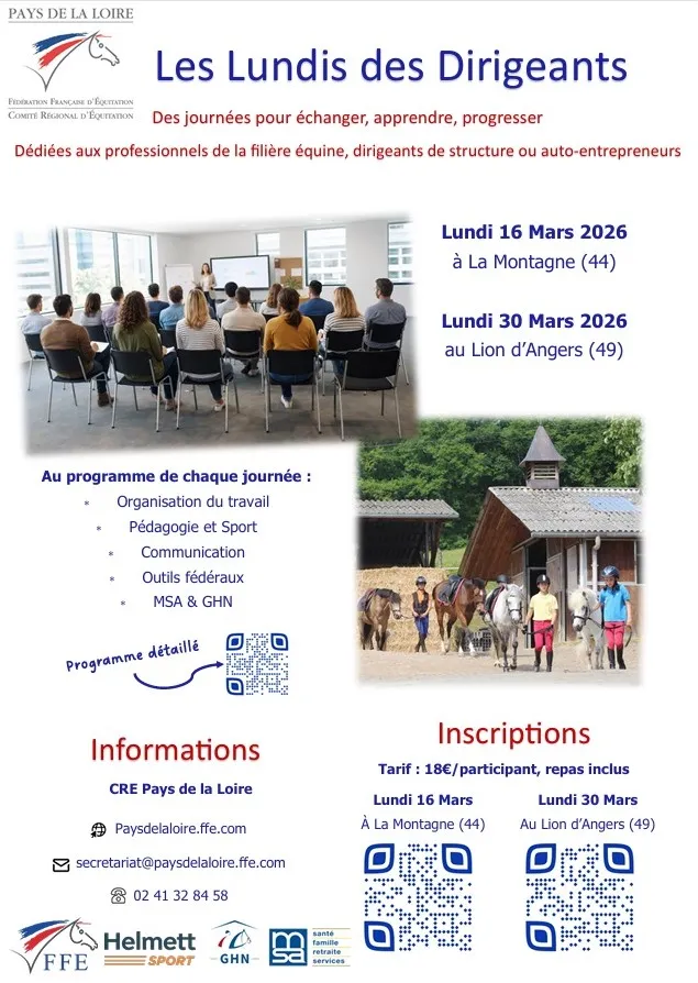 Affiche Lundis Dirigeants 2026