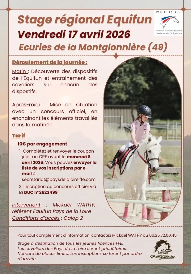 Affichage Stage Equifun 2026